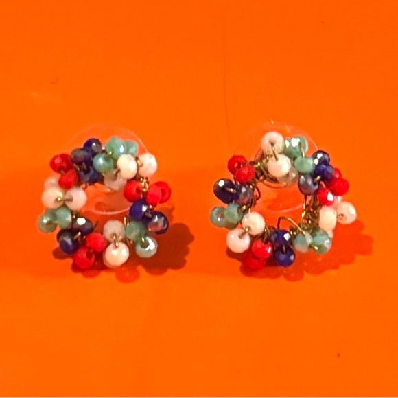 Fashion jewelry multicolors beaded earrings - Picture 1 of 2